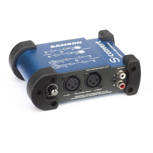 Samson S Convert Stereo Line Level Converter