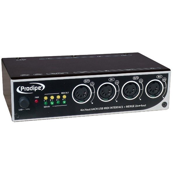 Prodipe MIDI-USB 4i/4o Midi Arabirimi