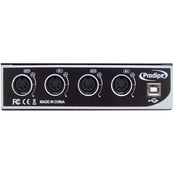 Prodipe MIDI-USB 4i/4o Midi Arabirimi