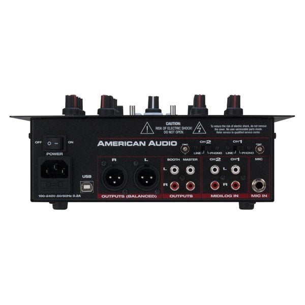 American Audio MXR19 - 5-Kanal 4x4 Ses Kartlı Midilog DJ Mikser
