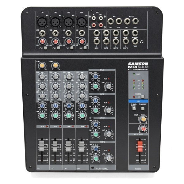 Samson MXP124 12-Girişli Deck Mikser