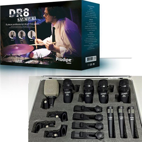 Prodipe DR8 Salmieri - 8 li Davul Mikrofon Seti