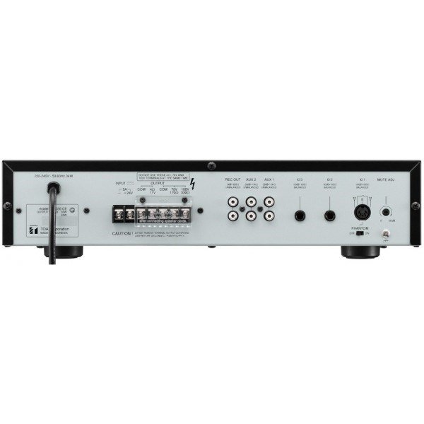 Toa A-2030 CE - 30W 100V, 3 Mic, 2 Aux Giriş, Mikser Amfi