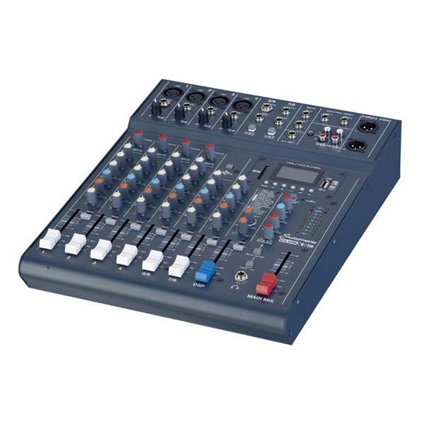 Studiomaster CLUBXS 8 - 8 Girişli DSP USB Bluetoothlu Kayıt Mikseri