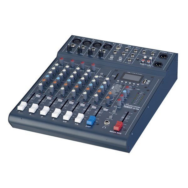 Studiomaster CLUBXS 8 - 8 Girişli DSP USB Bluetoothlu Kayıt Mikseri