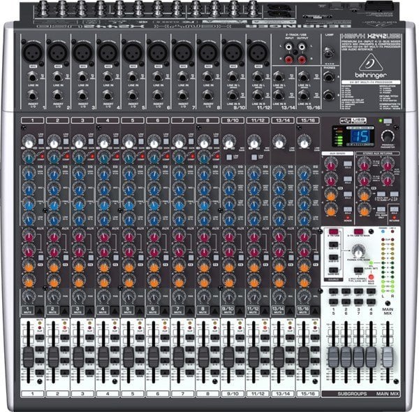 Behringer Xenyx X2442 USB 16 Kanal Deck Mikser