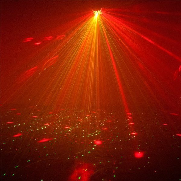 W Led Efekt , Kırmızı-Yeşil Lazer