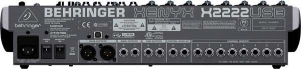 Behringer Xenyx X2222 USB 16 Kanal Deck Mikser