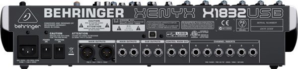 Behringer Xenyx X1832 USB 14 Kanal Deck Mikser