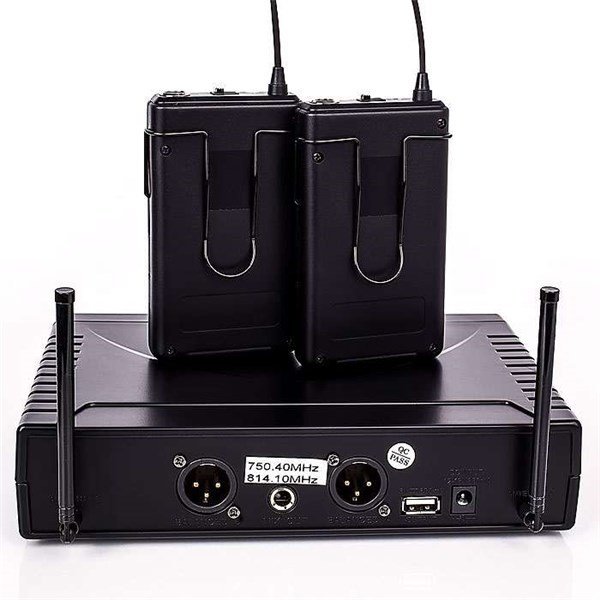 Doppler DM 102B Çift Yaka Telsiz Mikrofon