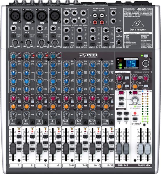 Behringer XENYX X1622USB 16 Kanal Deck Mikser