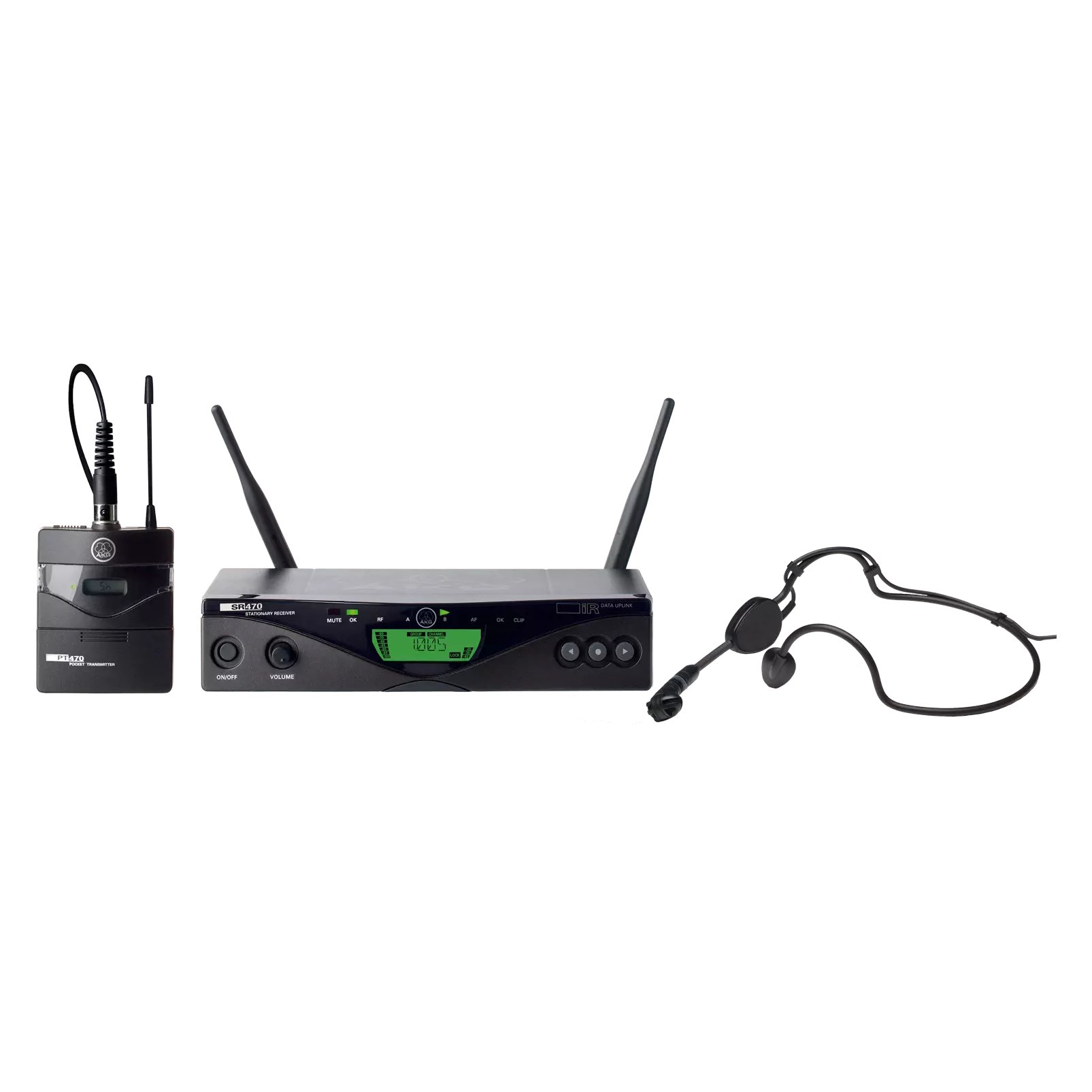 Akg Wms470 Sports Set Bd8 Kablosuz Kablosuz BeltPack Mikrofon Sistemi