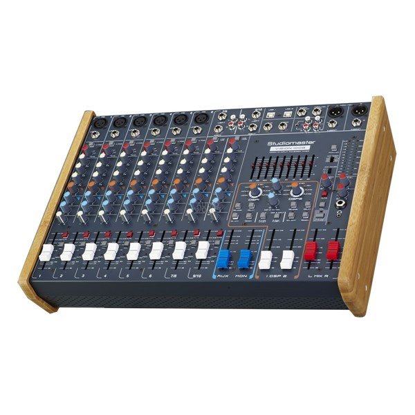 Studiomaster VISION 2008 - 6 Mono 2 Stereo 2x1000W 8 ohm