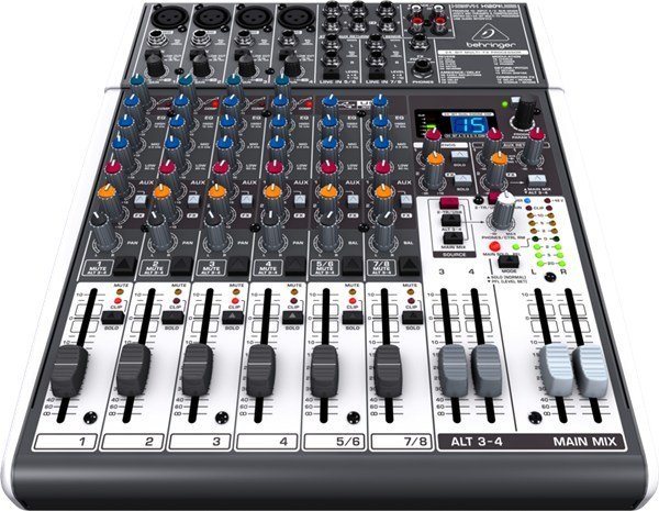 Behringer XENYX X1204 USB 12 Kanal Deck Mikser