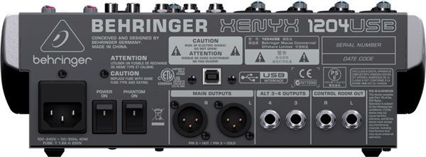 Behringer XENYX 1204USB 8 Kanal Deck Mikser