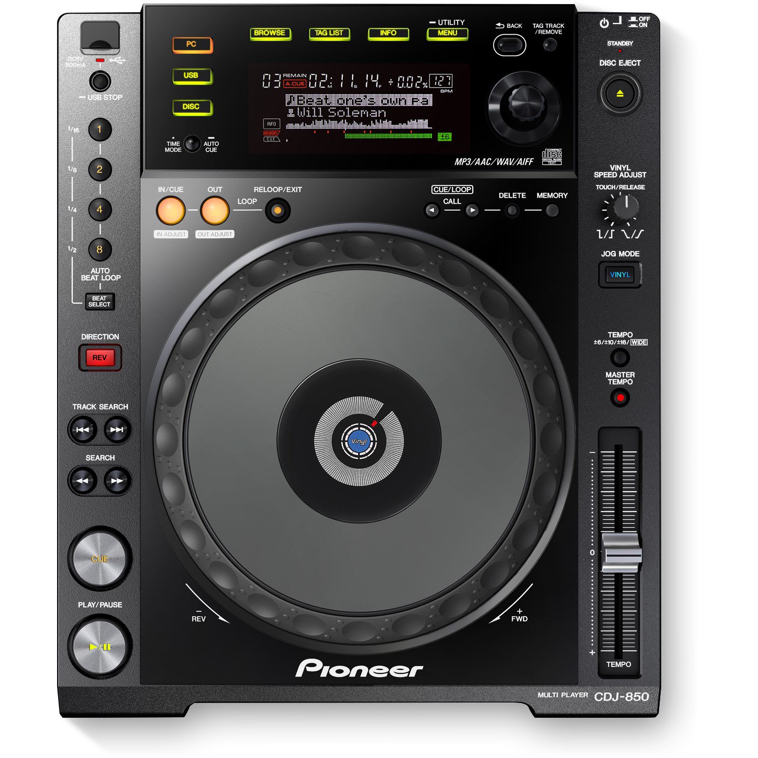 Pioneer DJ CDJ 850 Dj CD Sürücülü DJ Multimedia Oynatıcı