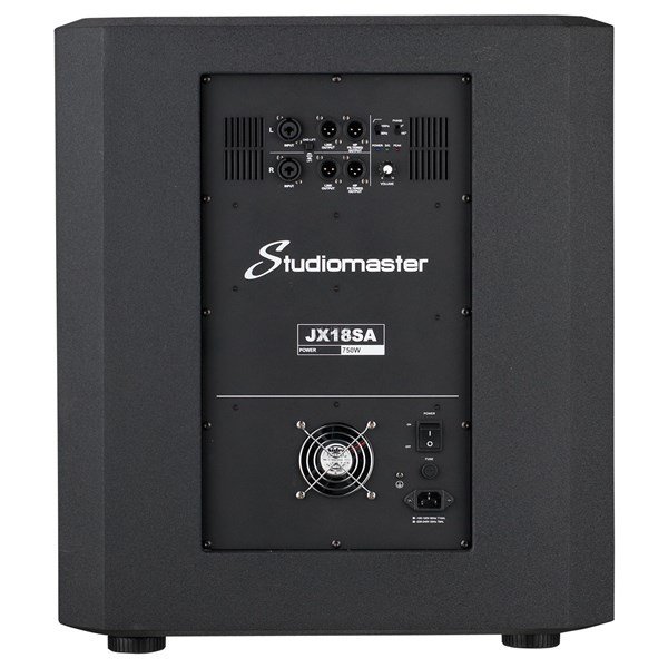 Studiomaster JX 18SA - 18 inç 750W Aktif Subbas Kabin