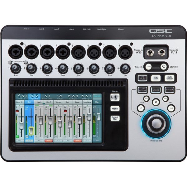 Qsc Touchmix-8 - 8 Mono 2 Stereo Dijital Mikser