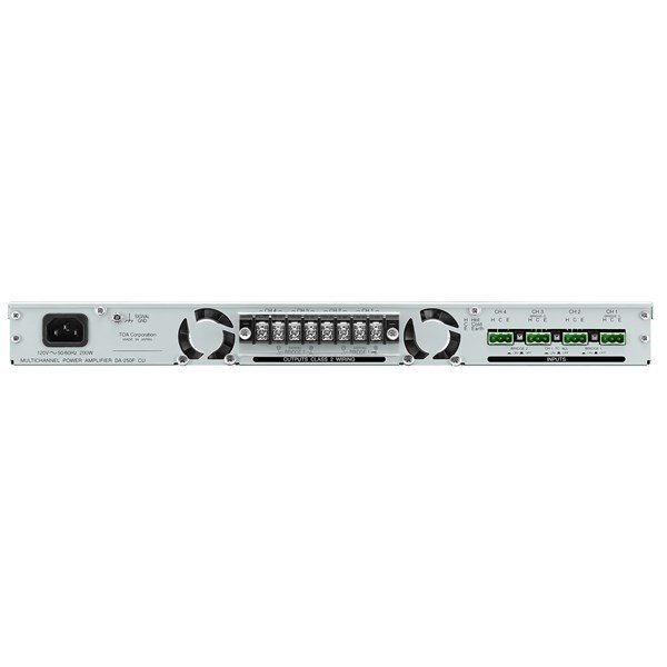 Toa DA 250FH - Dijital 70/100V 4x250W Power Amfi