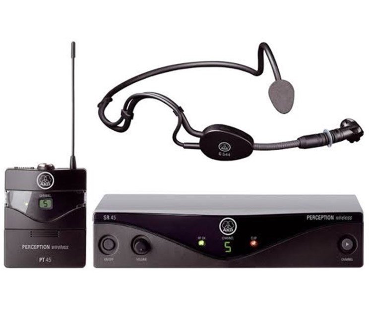 AKG WMS45 SPORTS Kafa Tipi Telsiz Mikrofon Set Band A