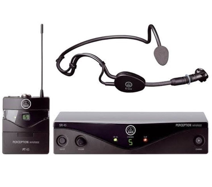 AKG WMS45 SPORTS Kafa Tipi Telsiz Mikrofon Set Band A