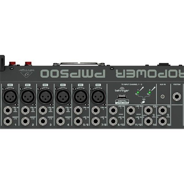 Behringer Europower PMP500 12 Kanal Power Mikser 2x250 Watt