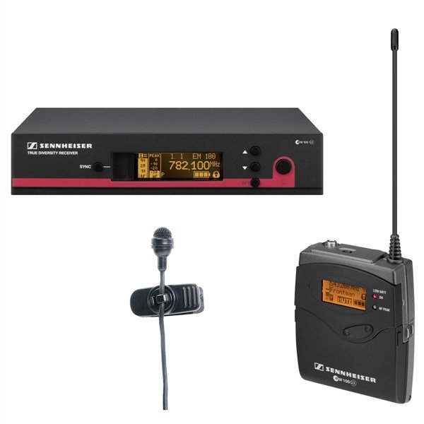 Sennheiser EW-122 G3 Kablosuz Yaka Mikrofon Seti (Bi-Directional)
