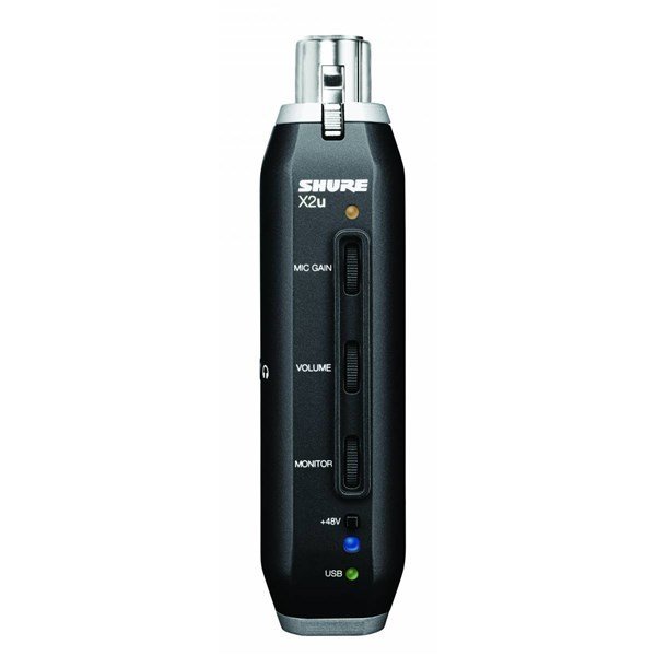 Shure SM58 X2U Kardioit Dinamik Mikrofon USB Sinyal Adaptörlü