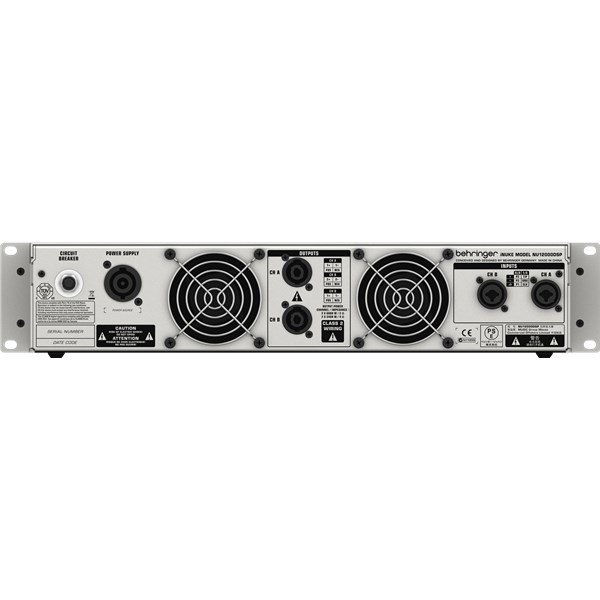 Behringer İnuke NU12000DSP Dsp'li Power Amfi 2x3000W/4 ohm
