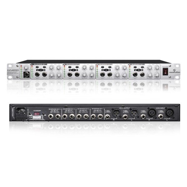 Soundsation HA4000 - 4 Stereo Kanal Kulaklık Preamfisi