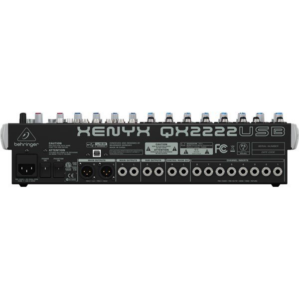 Behringer Xenyx QX2222USB 16 Kanal Deck Mikser
