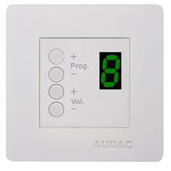 Audac DW4020 W (Beyaz) 43x43 Duvar için Ses ve Program Kontrol Paneli