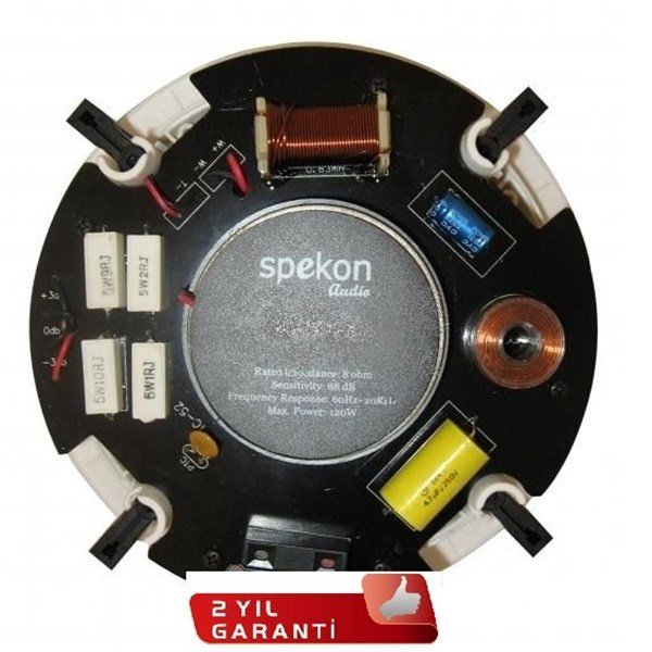 Spekon Bianco 8N - İki Yollu 8 inch/200W Tavan Hoparlörü