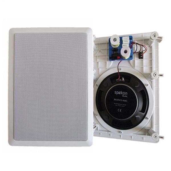 Spekon Bianco 8rg 180W max 8 ohm Dörtgen Tavan Hoparlörü