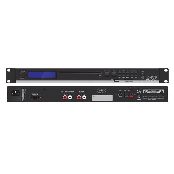 Audac CMP30 Dijital CD, USB, FM, SD, MMC Oynatıcı, RS232 Kontrol