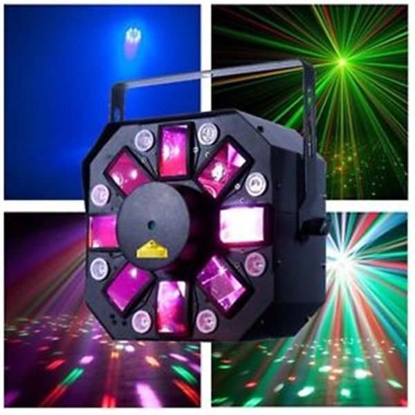In-1) Moonflower, Strobe, Lazer Efekt Işık