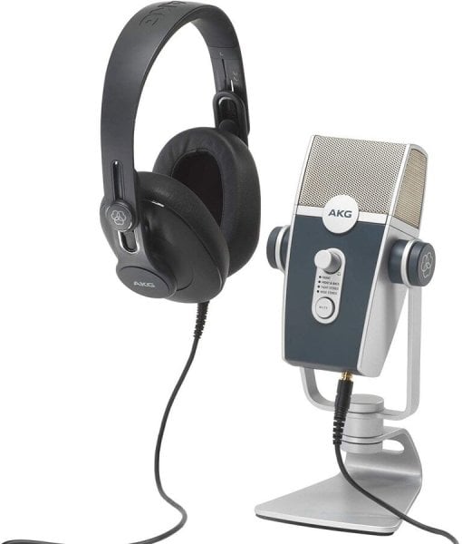 AKG Podcaster Essentials Lyra USB Mikrofon ve K371 Kulaklıklı Set