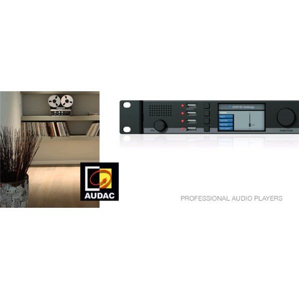 Audac XMP44 Professional Modular Audio System, USB Interface