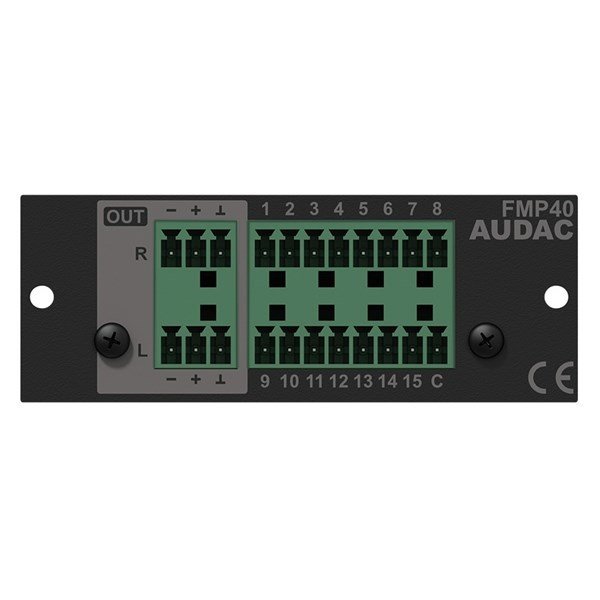 Audac FMP40 - XMP44 için Voice file interface player module