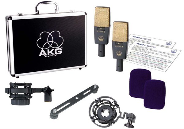 Akg C414 XLII MATCH PAIR Stüdyo Profeyonel Mikrofon Seti