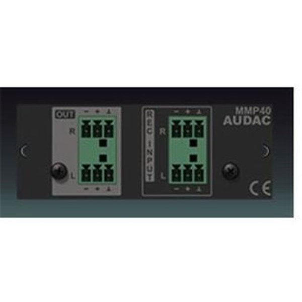 Audac MMP40 - XMP44 için Media player/recorder module