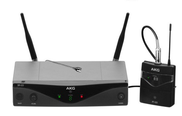 Akg WMS420 PRESENTER SET Band A Telsiz Yaka Mikrofon Seti
