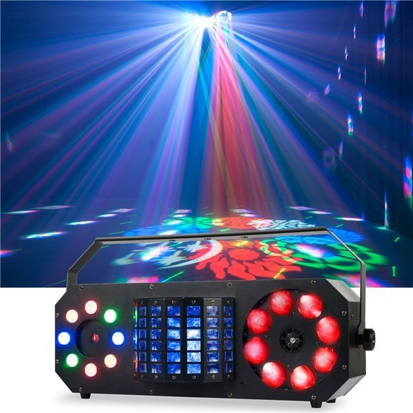 Amerikan Dj Boom Box FX 2 Gobo, Moonflower, Strobe/Chase Lazer Efekt