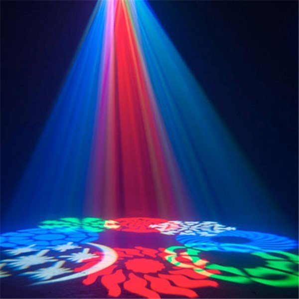 Amerikan Dj Boom Box FX 2 Gobo, Moonflower, Strobe/Chase Lazer Efekt