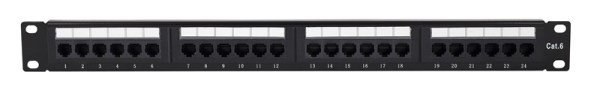 Provoice 19'' 24 Port UTP Cat6 Bağlantı Paneli 1U