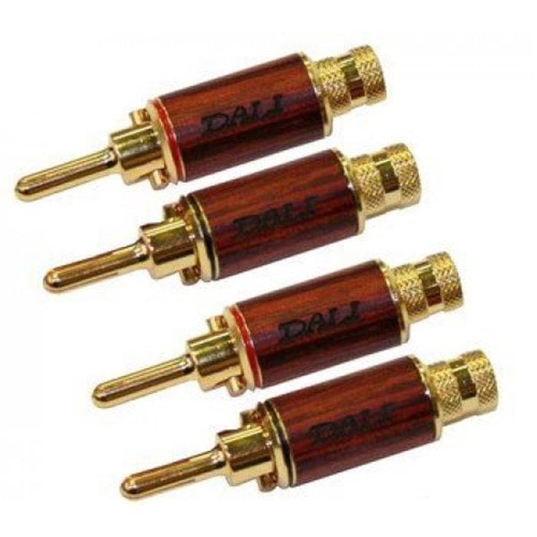 DALI CONNECT BANANA PLUGS BAG (Takım-Gold/Wood)