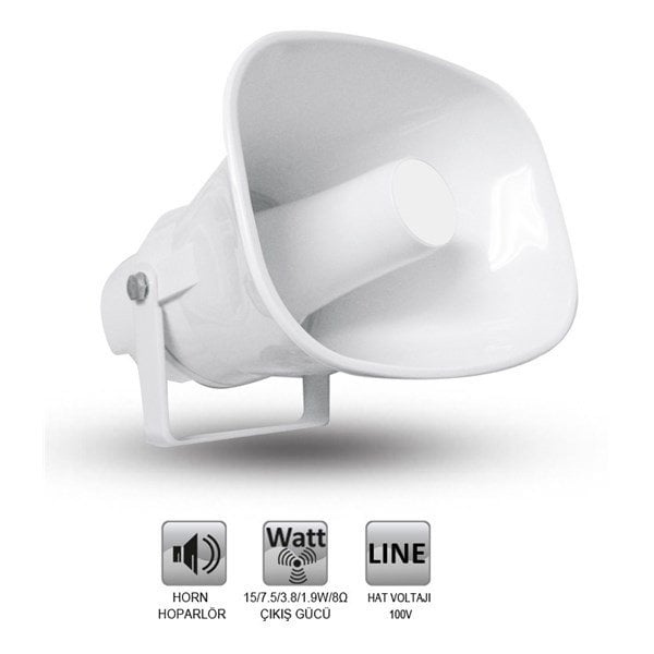 König K 34S Plastik 15w/100v Horn Hoparlör