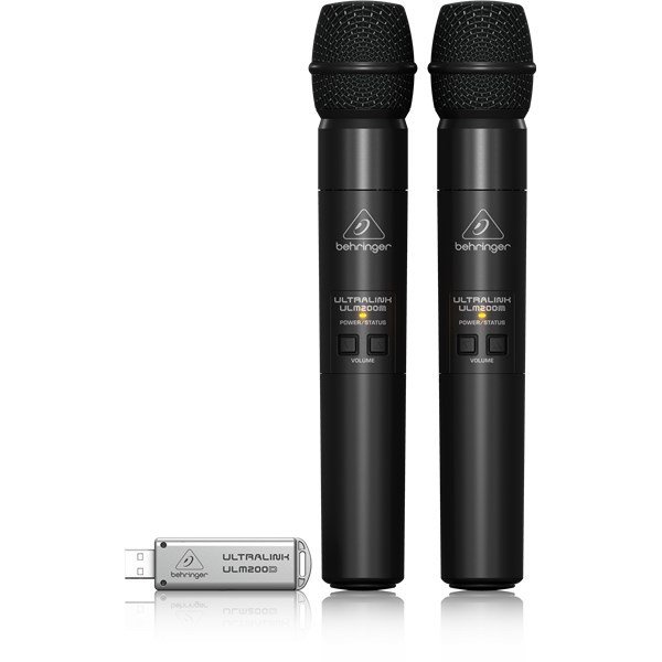 Behringer ULM202USB Usb Alıcılı Çift El Kablosuz Mikrofon