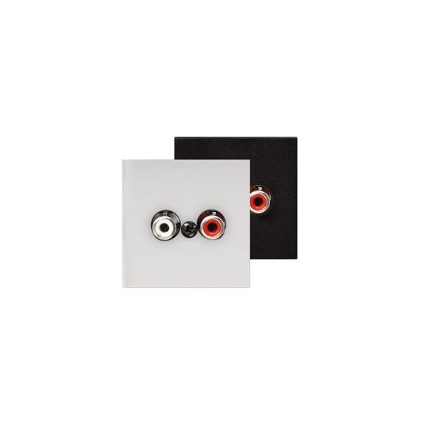 Audac WLI18 W (Beyaz) Duvar Tipi 45x45 mm Rca Bağlantı Unitesi
