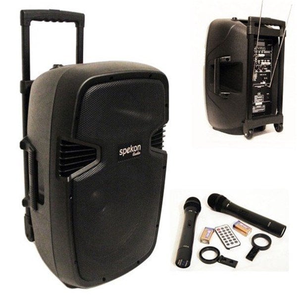 Spekon Port 12 A - 12 inç 150W Portatif, Şarjlı Aktif Kabin